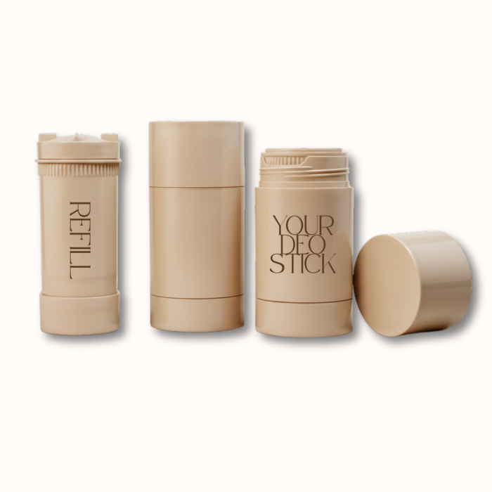 Refillable Plastic Deodorant Stick Containers (DR-48RF)